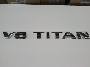 Image of Door Emblem image for your 2012 Nissan Titan King Cab S 5.6L V8 AT 2WD/SB 